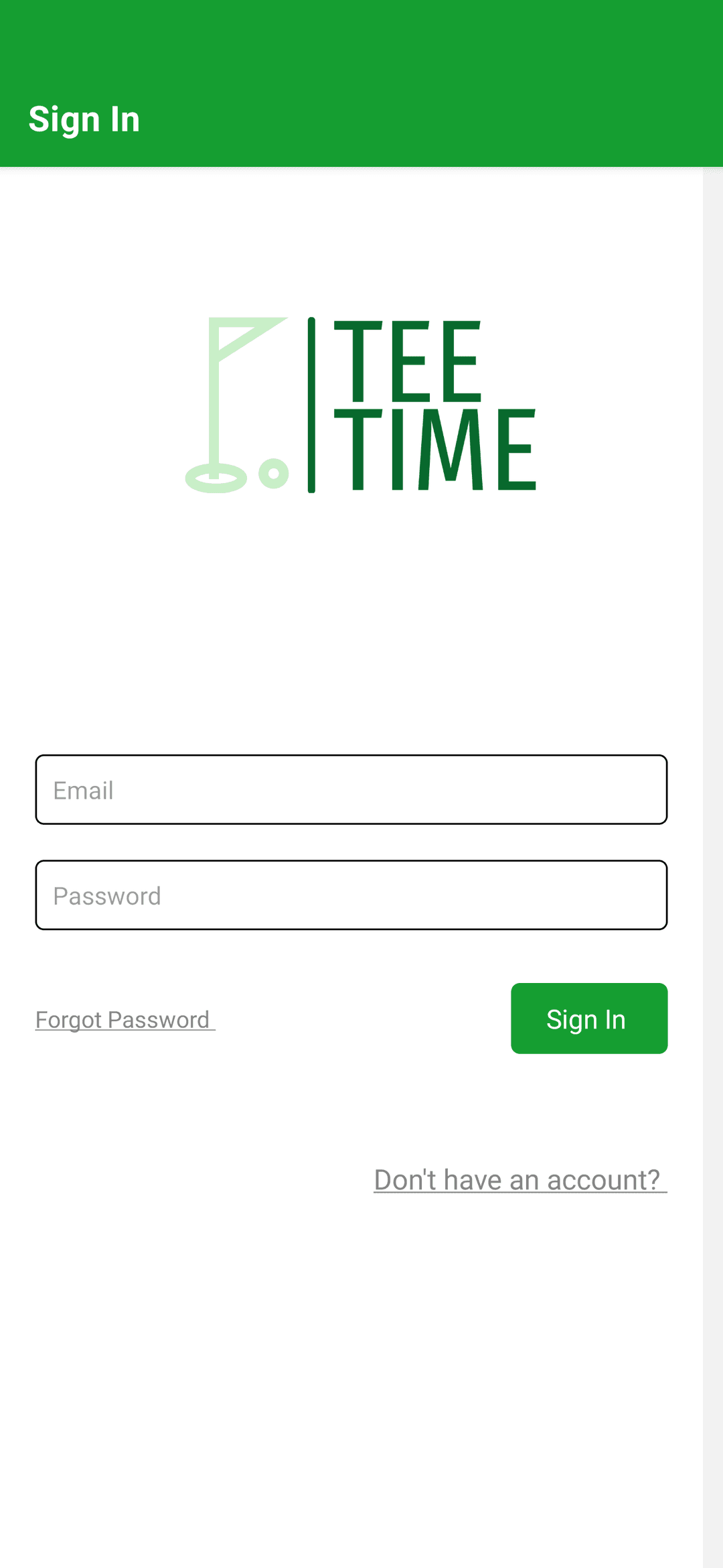 TeeTime screenshot 1